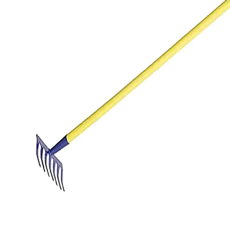 GARDEN RAKE (SHOKA) YELLOW HANDLE