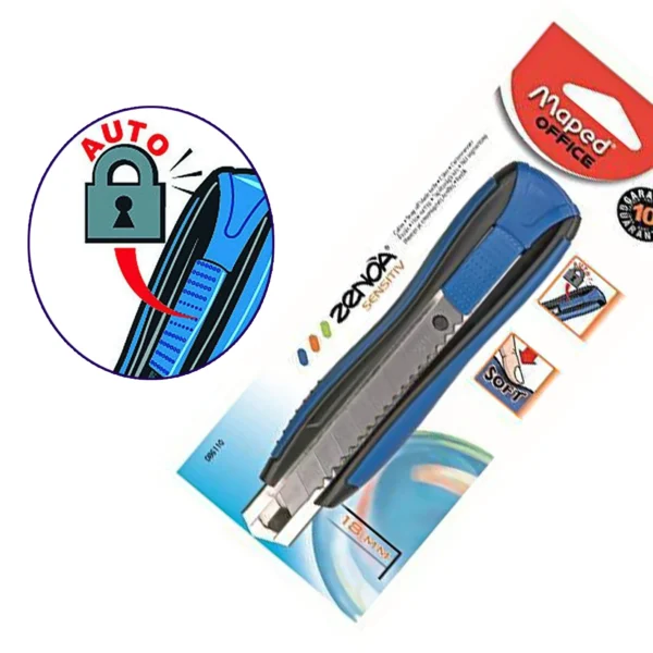 MAPED OFFICE CUTTER 12MM BLUE