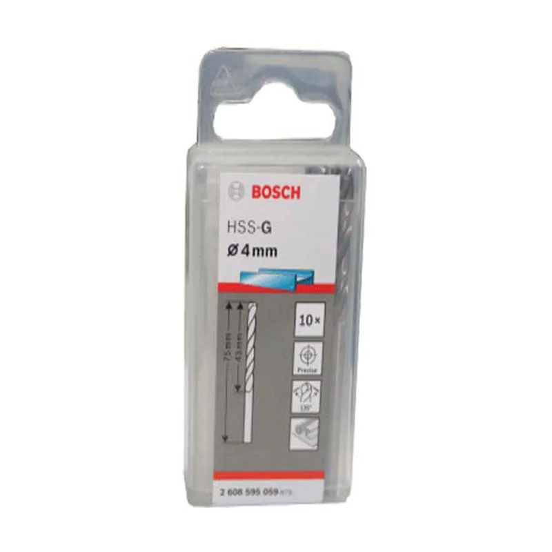 DEILL BIT HSS 4*75 FOR METAL (10 PCS/SET)